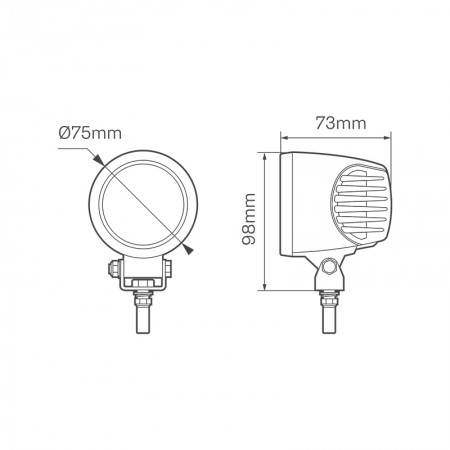 Blue Arrow Forklift Safety Lamp